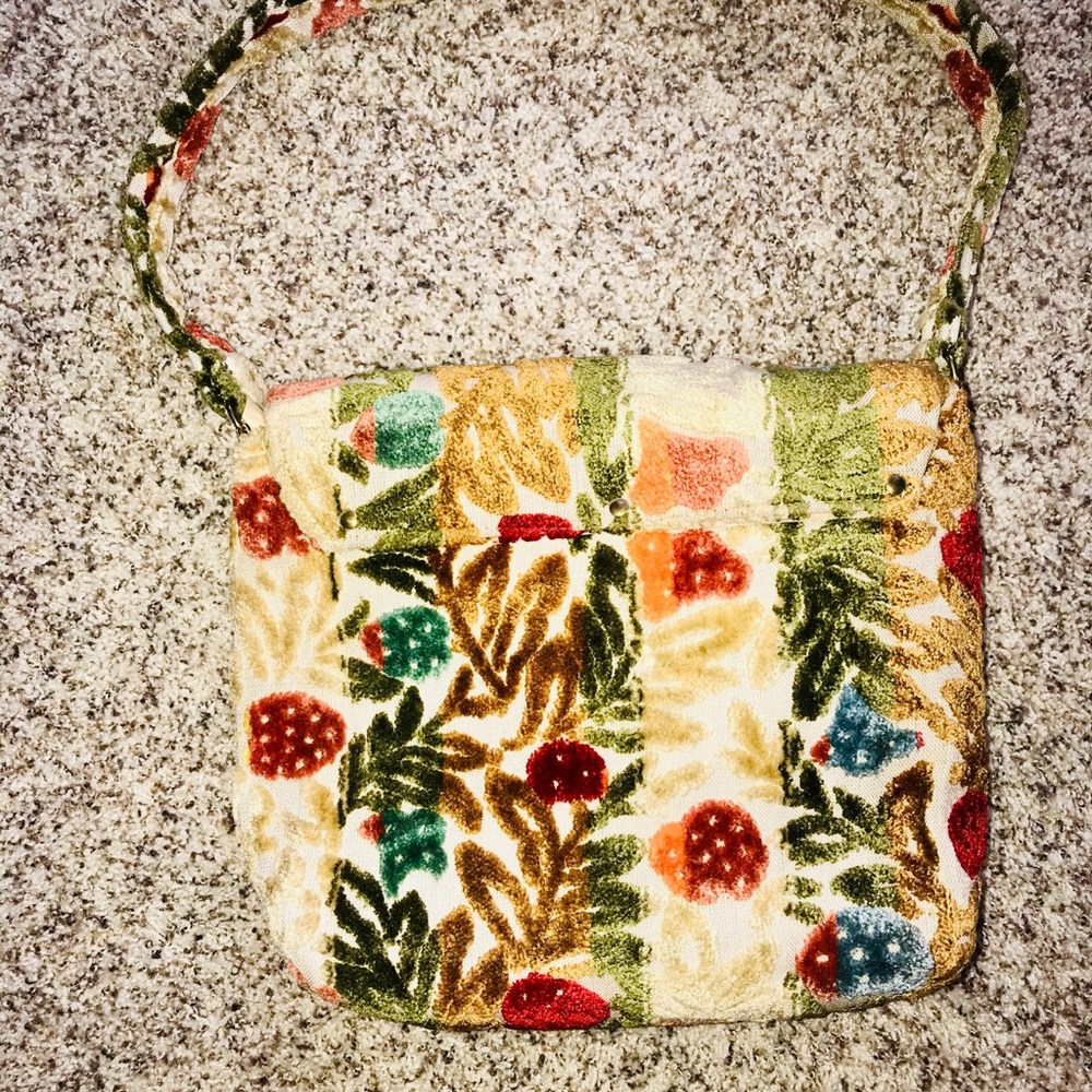 Tapestry Vintage One Strap Boho Bag Purse - Picture 2 of 6
